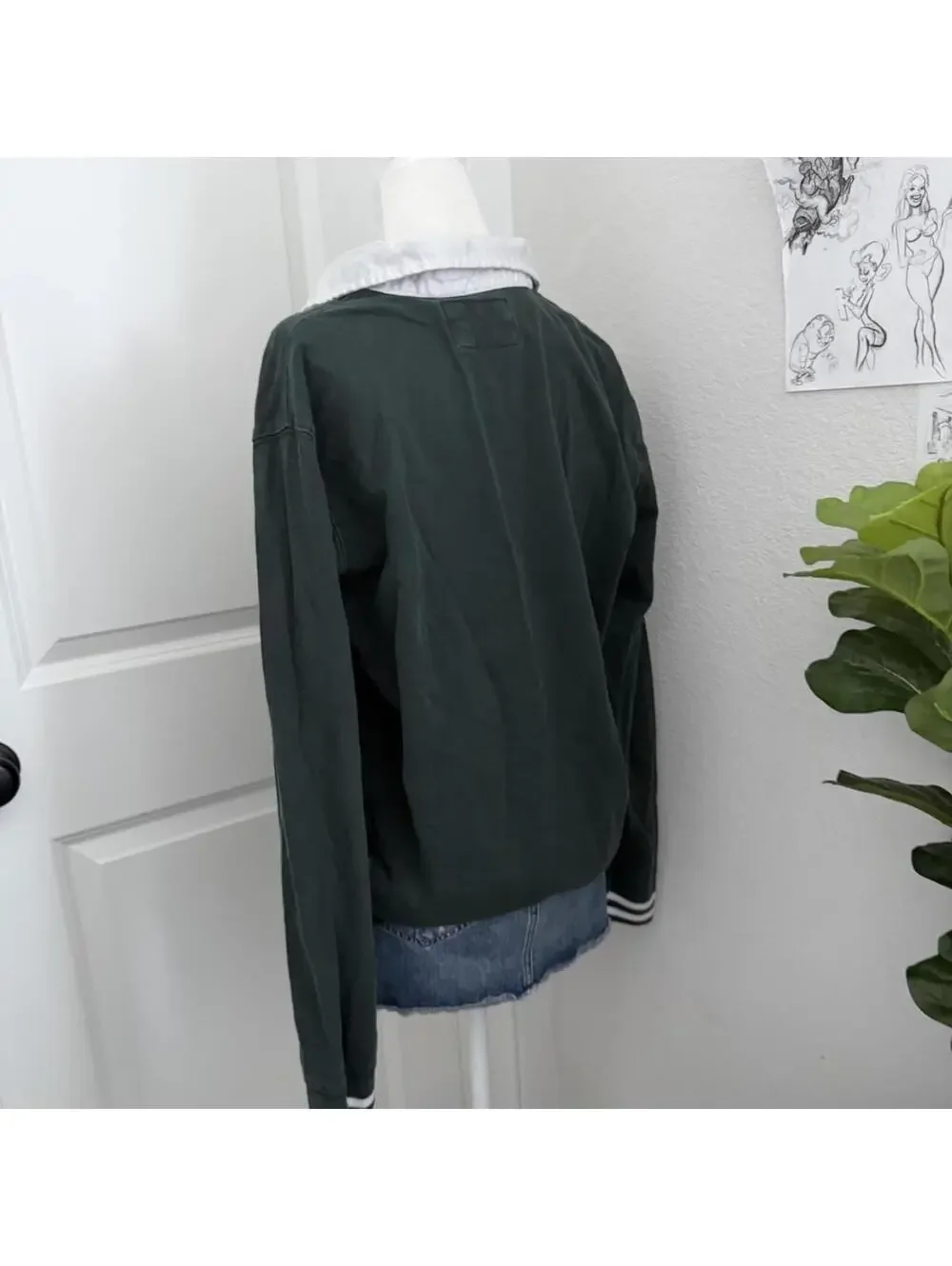 Sfera collared long sleeve top - Picture 2 of 4